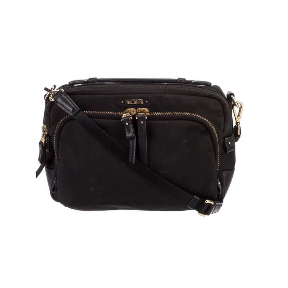 TUMI Voyageur Teghan Crossbody in Black|Gold